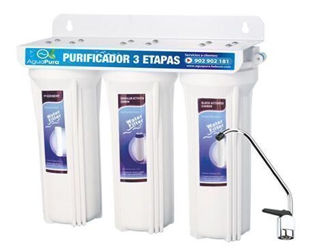 Filtro de agua tres etapas