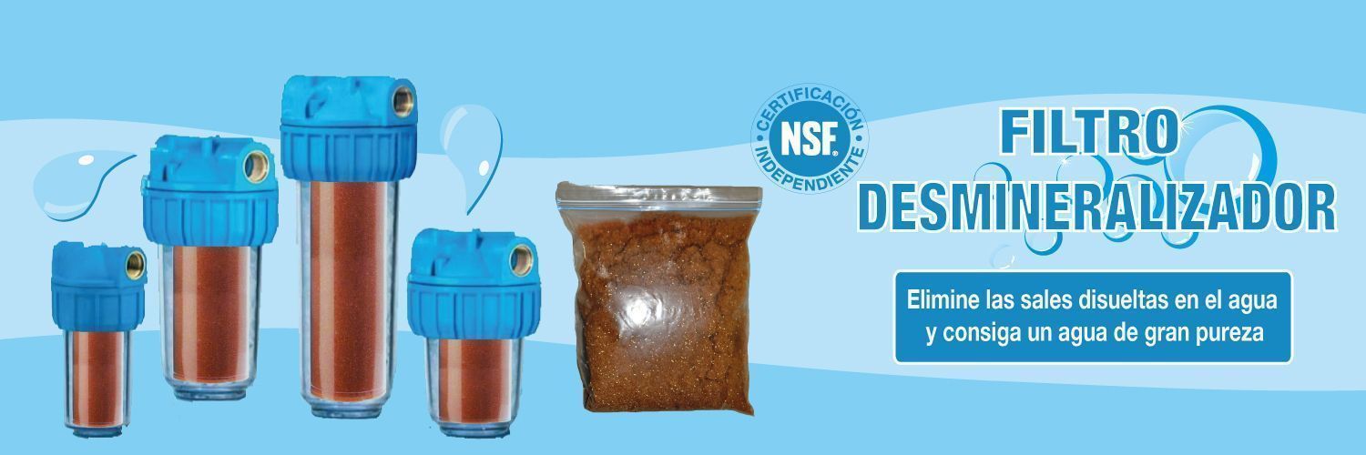 Filtro desmineralizador