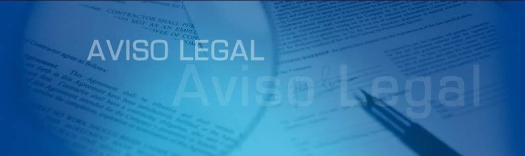 AVISO LEGAL